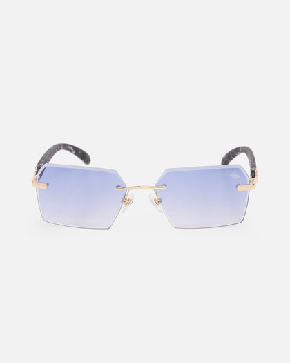 Belvoir & Co X Culture Kings Kennedy Sunglasses Blue/Gold/Black