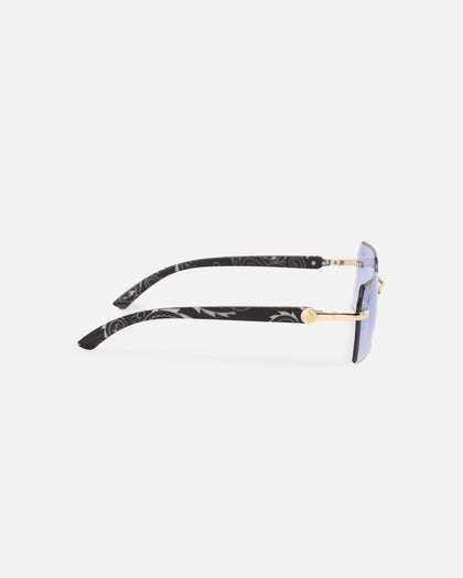 Belvoir & Co X Culture Kings Kennedy Sunglasses Blue/Gold/Black