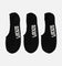 Vans Classic Super No Show Socks 6.5 3 Pack Black
