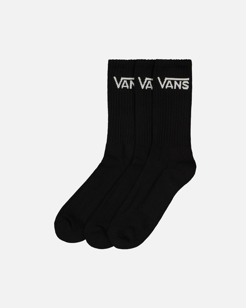 Vans Classic Crewcut Socks 6.5-9 3 Pack Black