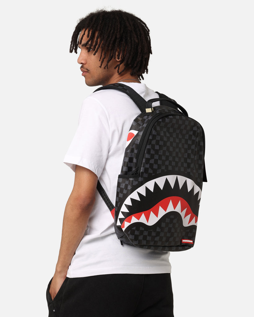 Sprayground Drip Check Shark Backpack Multi | Culture Kings
