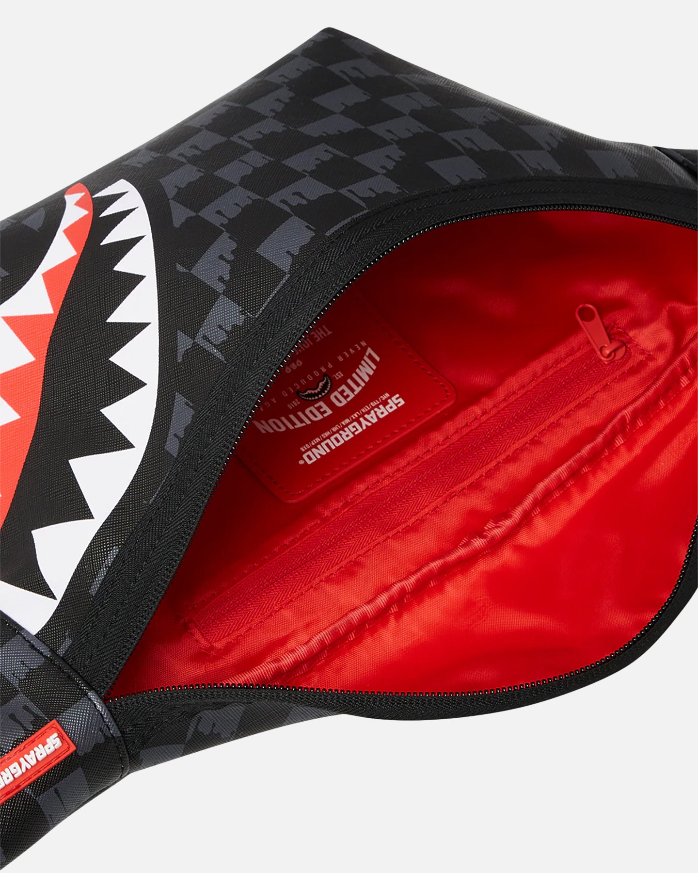 Sprayground Drip Check Shark Savvy Crossbody Bag Multi | Culture Kings