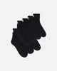 Champion Quarter Crew Socks 7 Pack Black