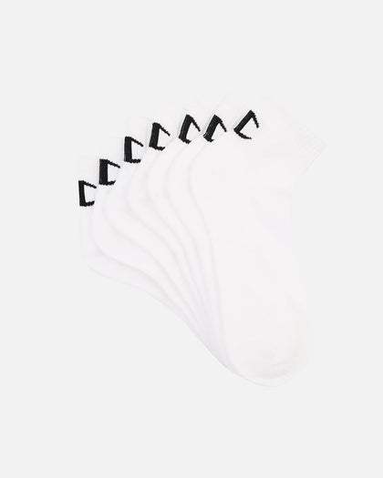 Champion Quarter Crew Socks 7 Pack White
