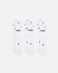 Nike Nocta Crew Socks 3 Pack White/Black