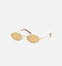 Le Specs Love Train Sunglasses Gold