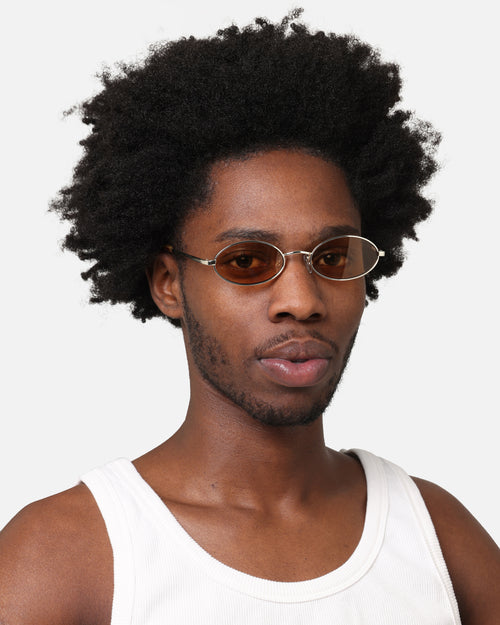 Le Specs Love Train Sunglasses Gold