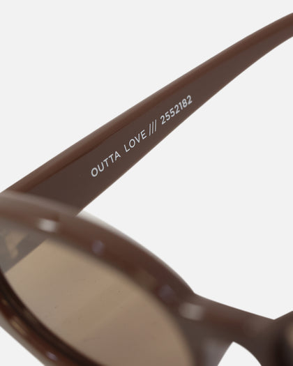 Le Specs Outta Love Sunglasses Cocoa
