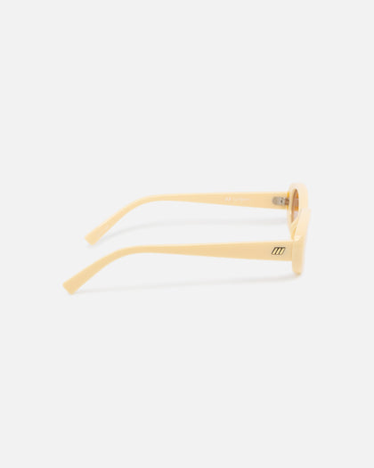 Le Specs Outta Love Sunglasses Ecru
