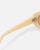Le Specs Outta Love Sunglasses Ecru