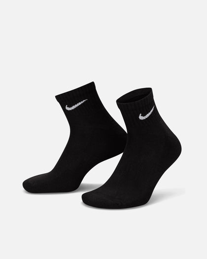 Nike Everyday Cotton Cushioned Ankle Socks 6 Pack Black/White