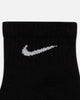 Nike Everyday Cotton Cushioned Ankle Socks 6 Pack Black/White