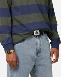 X-Large Trademark Web Belt Black