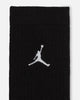 Jordan Everyday Cushioned Crew Socks 6 Pack Black/White