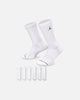 Jordan Everyday Cushioned Crew Socks 6 Pack White/Black