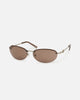 Le Specs Slinky Sunglasses Silver