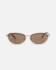 Le Specs Slinky Sunglasses Silver