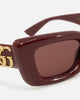 Gucci GG1827S003 Sunglasses Burgundy