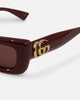 Gucci GG1827S003 Sunglasses Burgundy