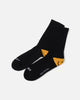 Market X Smiley Heel Crew Socks Black