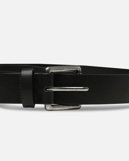 Saint Morta Crossfire Leather Belt Black