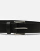 Saint Morta Crossfire Leather Belt Black
