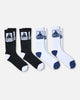 X-Large Classic OG Crew Socks 4 Pack Black