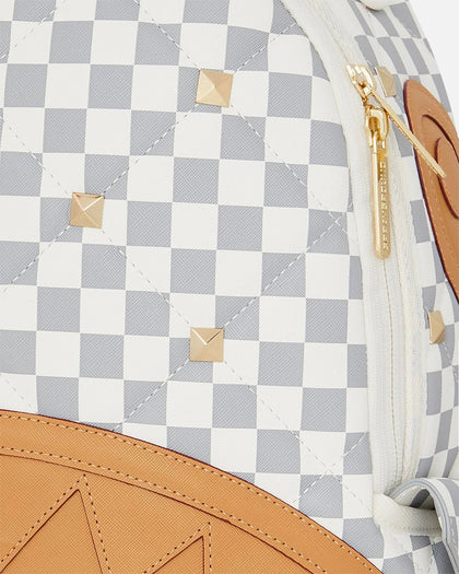 Sprayground Cream Henny Quilted Puff Backpack Multi