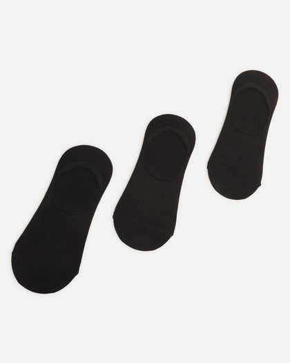 American Thrift Classic No Show Socks 3 Pack Black