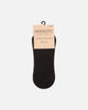 American Thrift Classic No Show Socks 3 Pack Black