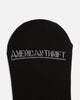 American Thrift Classic No Show Socks 3 Pack Black