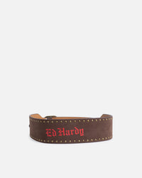 Ed Hardy Women's Hip Belt Brown