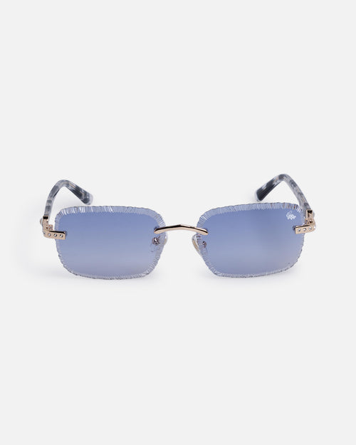 Belvoir & Co Hustler Sunglasses White/Blue