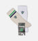 Foot-ies Canberra Raiders Sneaker Socks 2 Pack Off White/White