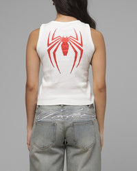 Loiter Marvel Spider-Man By Loiter Women's Spider Tank Off White