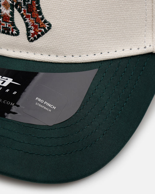 Pro Standard New York Yankees 'Tapestry 2.0' Pinch Front Strapback Dark Green
