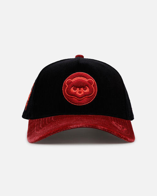 New Era Chicago Cubs 'Velvet Cord Certified Lover' 9FORTY A-Frame Premium Corduroy Snapback Black
