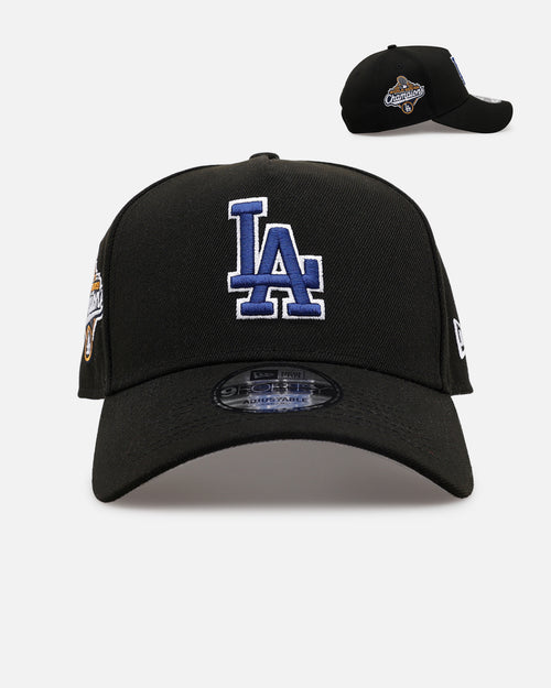 New Era Los Angeles Dodgers 'Black And Team Color' 9FORTY A-Frame Snapback Black/Official Team Color