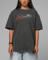 Loiter Devotion T-Shirt Black Wash