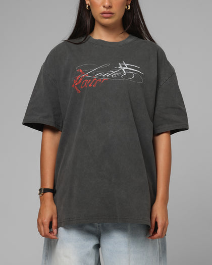 Loiter Devotion T-Shirt Black Wash