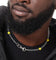 Wild For The Weekend Smiley Beaded Necklace Silver
