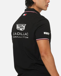 Tommy Hilfiger X Cadillac Formula 1 Team Replica Polo Shirt Black