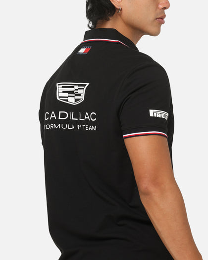 Tommy Hilfiger X Cadillac Formula 1 Team Replica Polo Shirt Black