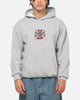 West Coast Choppers Choppers Cross Hoodie Grey Marle