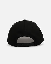 New Era Texas Rangers 'Ornate Rose' 9FORTY A-Frame Snapback Black/White