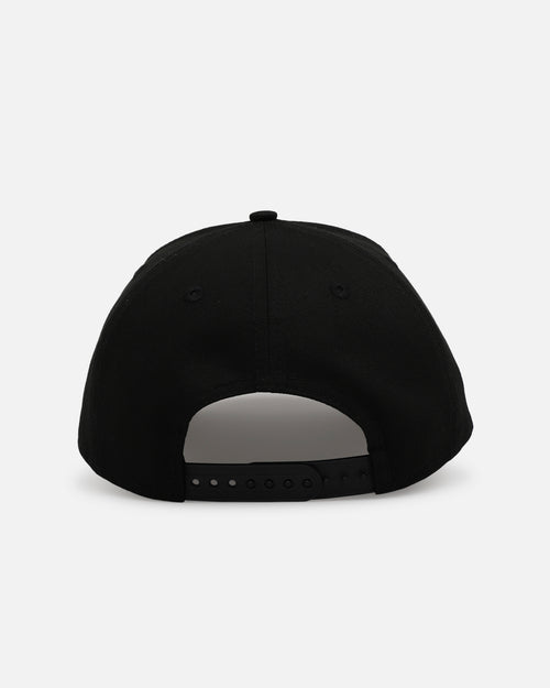 New Era Texas Rangers 'Ornate Rose' 9FORTY A-Frame Snapback Black/White