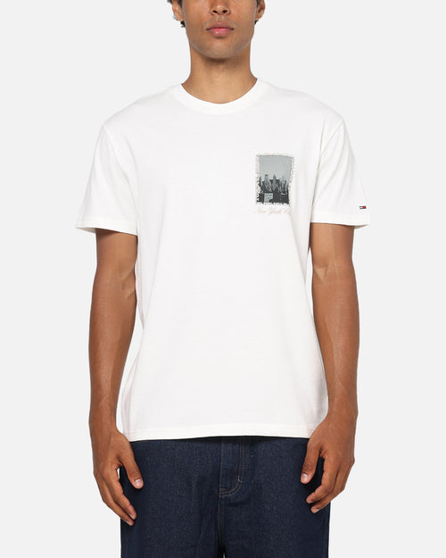 Tommy Jeans Regular Photo T-Shirt Ecru
