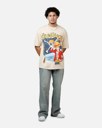 Hypland X One Piece Luffy Jumbo T-Shirt Cream
