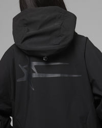 Loiter Ultra Hybrid Windbreaker Jacket Black