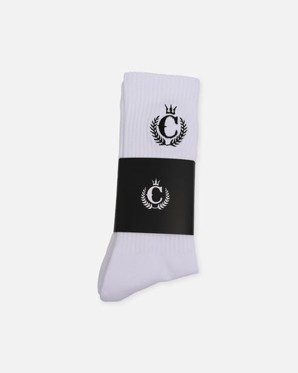 Culture Kings CK NFS Crew Socks White/Black